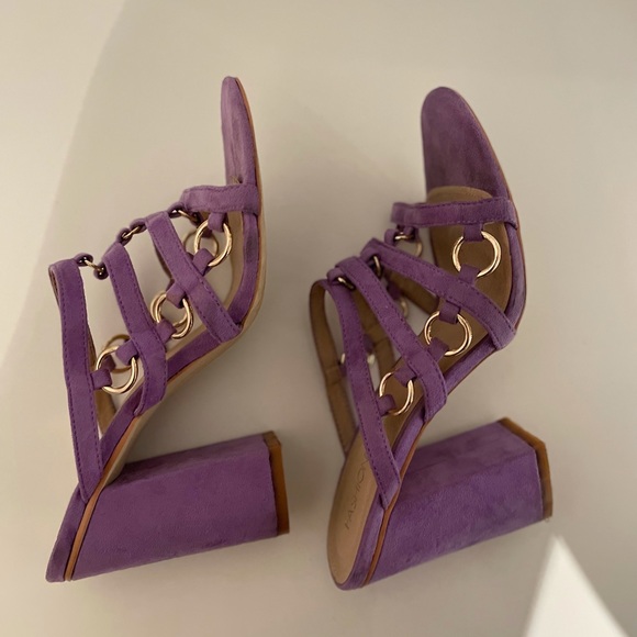 FashionNova all at once heeled sandals. US 8 - Picture 2 of 9